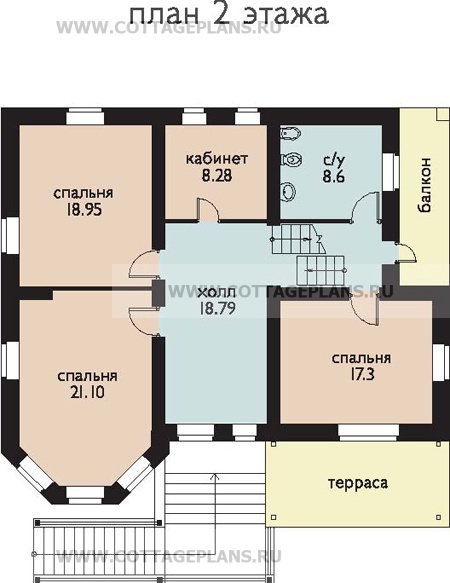 Поэтажные планы проект дома 35-61 общ. площадь 358,5м2