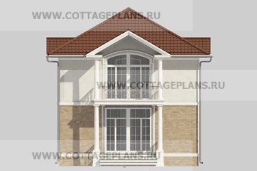 Фасады проект дома 22-90 общ. площадь 131,25 м2