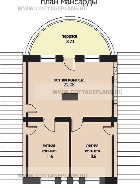 Поэтажные планы проект дома 35-44 общ. площадь 360м2