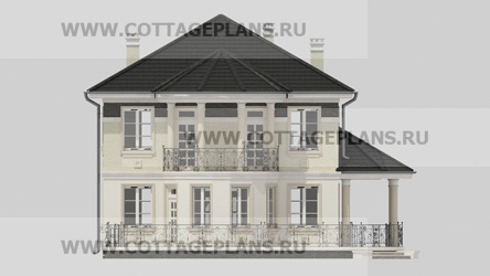 Фасады проект дома 20-36 общ. площадь 151,60 м2