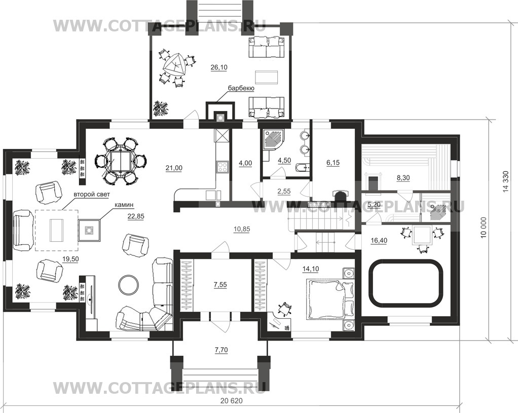 Поэтажные планы проект дома 95-83 общ. площадь 244,95 м2