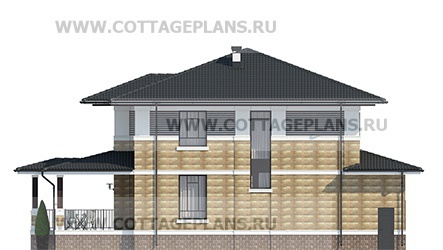 Фасады проект дома 77-06 общ. площадь 139,85 м2