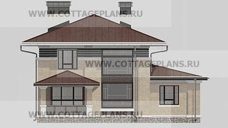 Фасады проект дома 206-83 общ. площадь 131,80м2