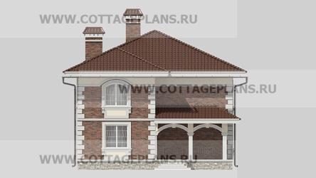 Фасады проект дома 14-29 общ. площадь 206,95 м2