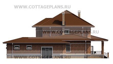 Фасады проект дома 75-37 общ. площадь 320,20 м2