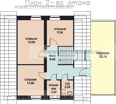 Поэтажные планы проект дома 59-64 общ. площадь 147,94 м2