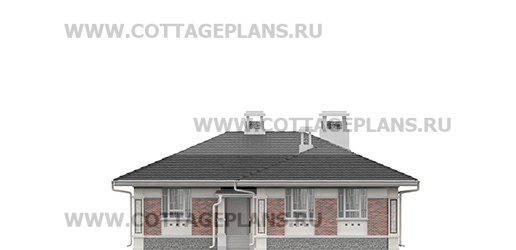 Фасады проект дома 702-65 общ. площадь 167,85 м2