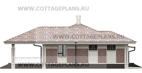 Фасады проект дома 08-47 общ. площадь 244,50 м2
