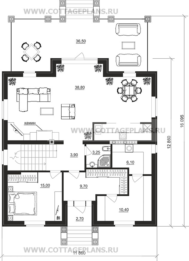 Поэтажные планы проект дома 78-02 общ. площадь 287,55 м2