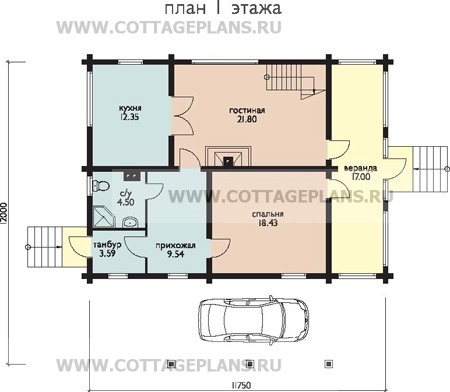 Поэтажные планы проект дома 19-24 общ. площадь 175.19 м2