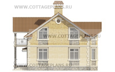 Фасады проект дома 15-43 общ. площадь 208,43 м2