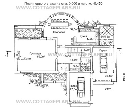 Поэтажные планы проект дома 49-93 общ. площадь 373,7 м2