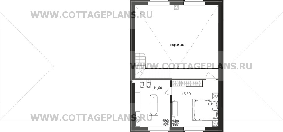 Поэтажные планы проект дома 22-75 общ. площадь 196,30 м2