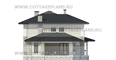 Фасады проект дома 205-40 общ. площадь 454,75 м2