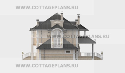 Фасады проект дома 29-15 общ. площадь 244,95 м2