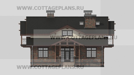 Фасады проект дома 77-74 общ. площадь 225,95 м2