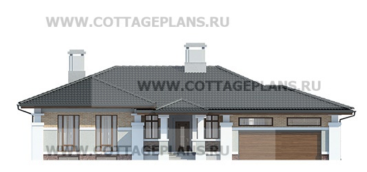 Фасады проект дома 27-12 общ. площадь 215,85 м2