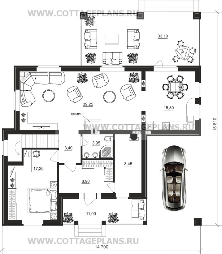 Поэтажные планы проект дома 13-06 общ. площадь 176,45 м2
