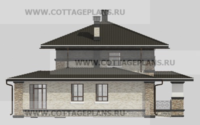 Фасады проект дома 21-35 общ. площадь 196,05 м2