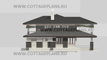 Фасады проект дома 21-42 общ. площадь 544,20 м2