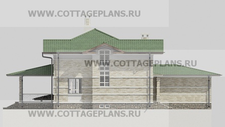 Фасады проект дома 13-61 общ. площадь 286,05 м2