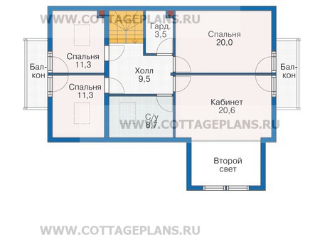Поэтажные планы проект дома 70-20 общ. площадь 224,5м2