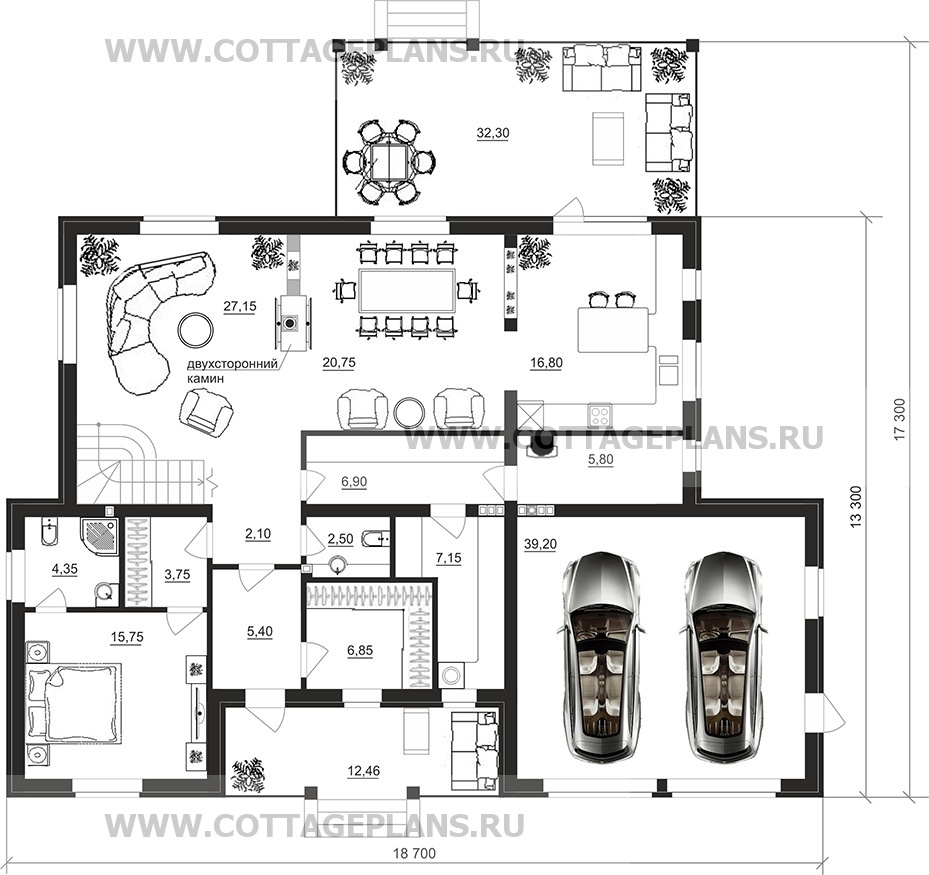 Поэтажные планы проект дома 97-36 общ. площадь 246,50 м2
