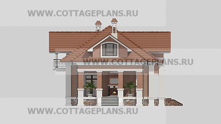 Фасады проект дома 76-93 общ. площадь 328,40 м2