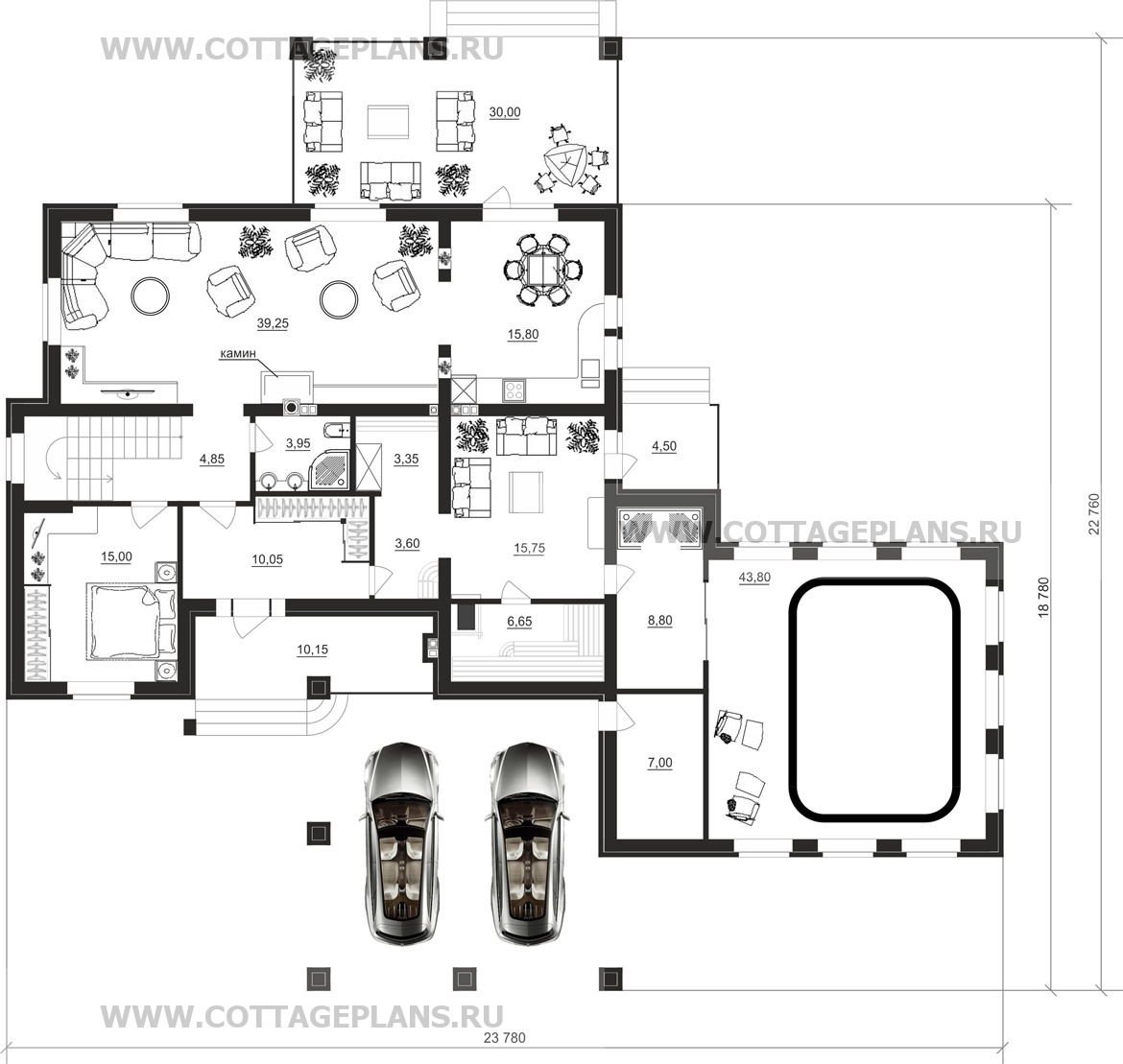 Поэтажные планы проект дома 17-17 общ. площадь 459,75 м2