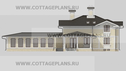 Фасады проект дома 13-64 общ. площадь 383,70 м2