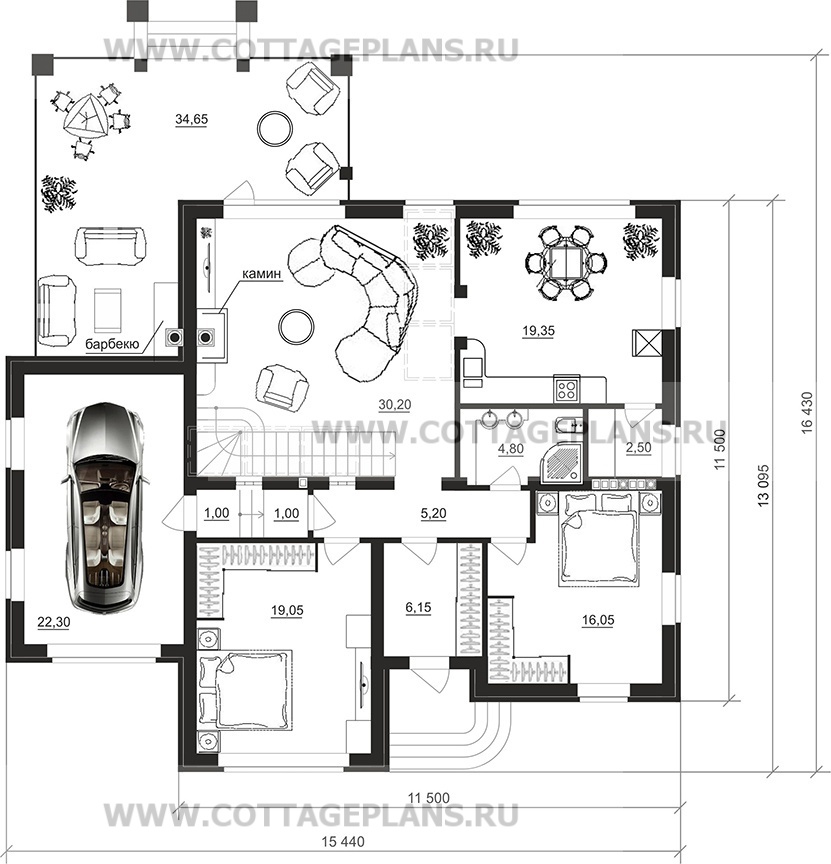 Поэтажные планы проект дома 76-76 общ. площадь 314,45 м2