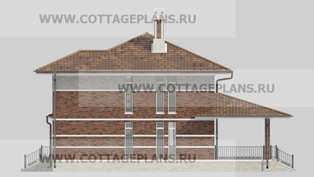 Фасады проект дома 13-08 общ. площадь 236,35 м2