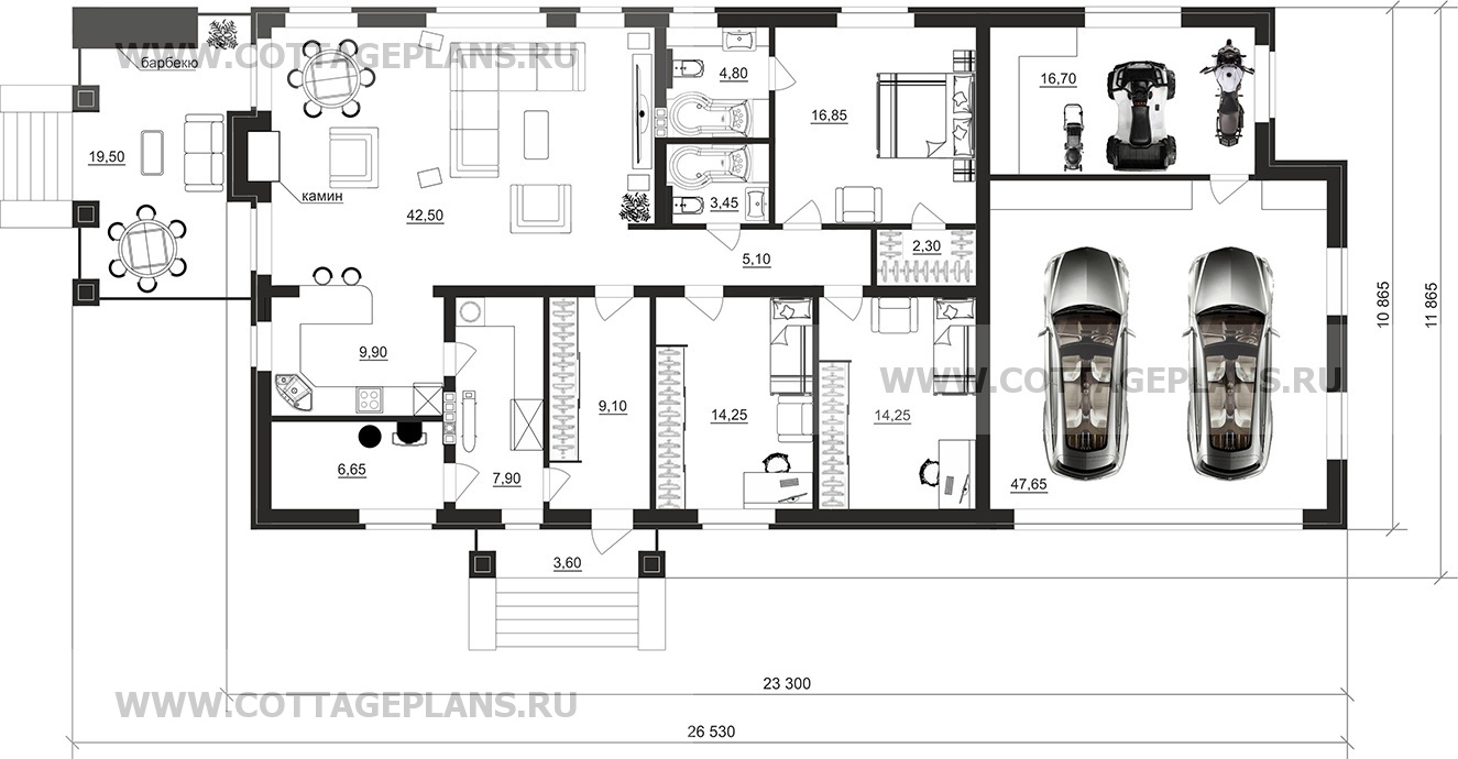 Поэтажные планы проект дома 702-04 общ. площадь 201,40м2