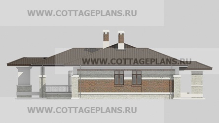 Фасады проект дома 08-02 общ. площадь 426,20 м2