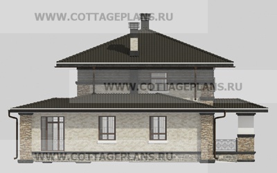 Фасады проект дома 21-37 общ. площадь 346,00 м2