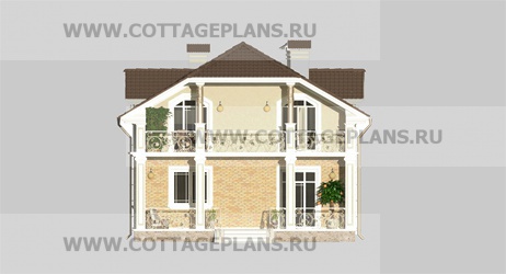 Фасады проект дома 15-59 общ. площадь 211,55 м2