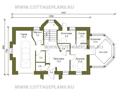 Поэтажные планы проект дома 50-58 общ. площадь 230,0м2