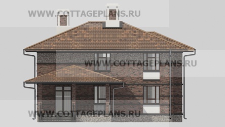 Фасады проект дома 17-12 общ. площадь 372,85 м2