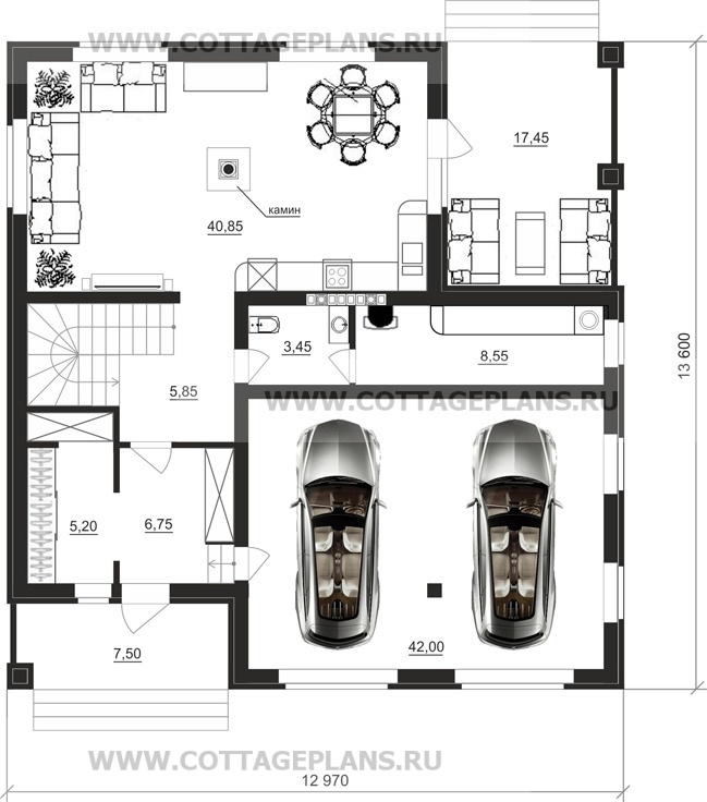 Поэтажные планы проект дома 16-56 общ. площадь 192,00 м2