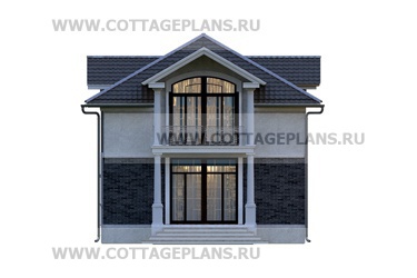 Фасады проект дома 15-60 общ. площадь 194,55 м2