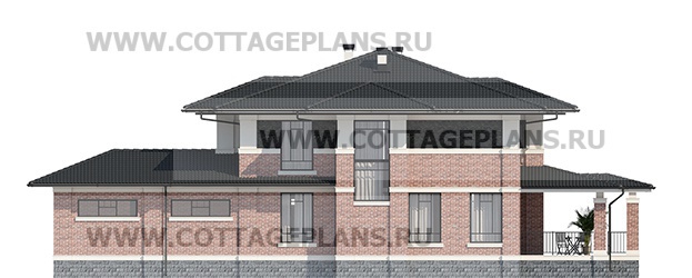 Фасады проект дома 100-85 общ. площадь 259,25 м2