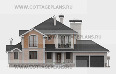 Фасады проект дома 20-52 общ. площадь 309,30 м2