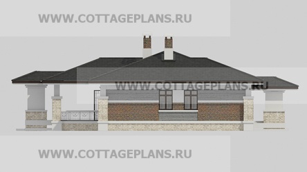 Фасады проект дома 14-09 общ. площадь 216,50 м2