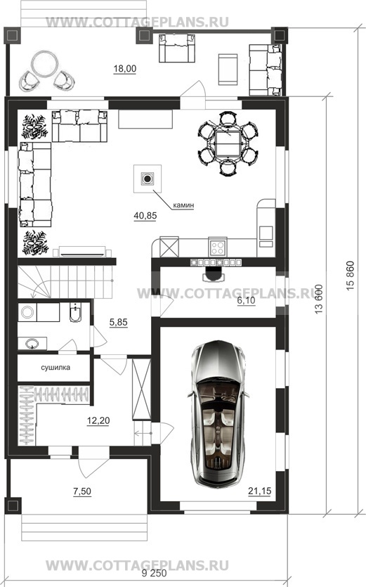 Поэтажные планы проект дома 15-04 общ. площадь 228,04 м2