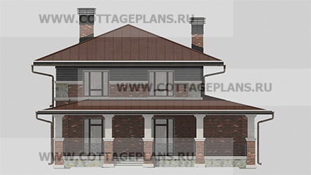 Фасады проект дома 206-29 общ. площадь 181,50 м2
