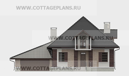 Фасады проект дома 95-74 общ. площадь 218,50 м2