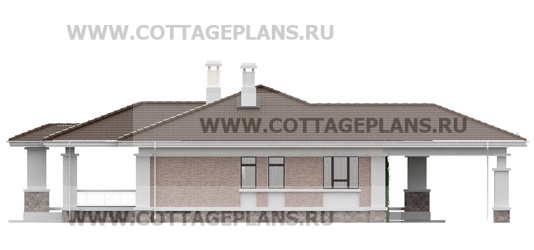 Фасады проект дома 07-04 общ. площадь 192,40 м2