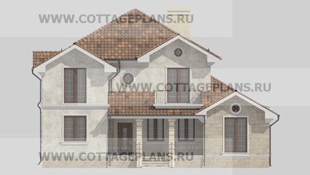 Фасады проект дома 22-69 общ. площадь 389,20 м2