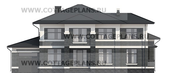 Фасады проект дома 102-84 общ. площадь 266,85 м2