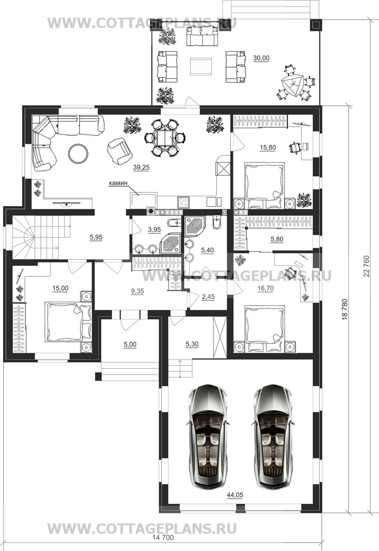 Поэтажные планы проект дома 17-35 общ. площадь 324,10 м2